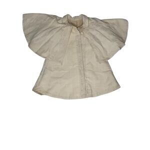 Cream Cape Sleeve Jacket Because Regular Sleeves Overrated